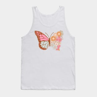 Floral Butterfly Tank Top